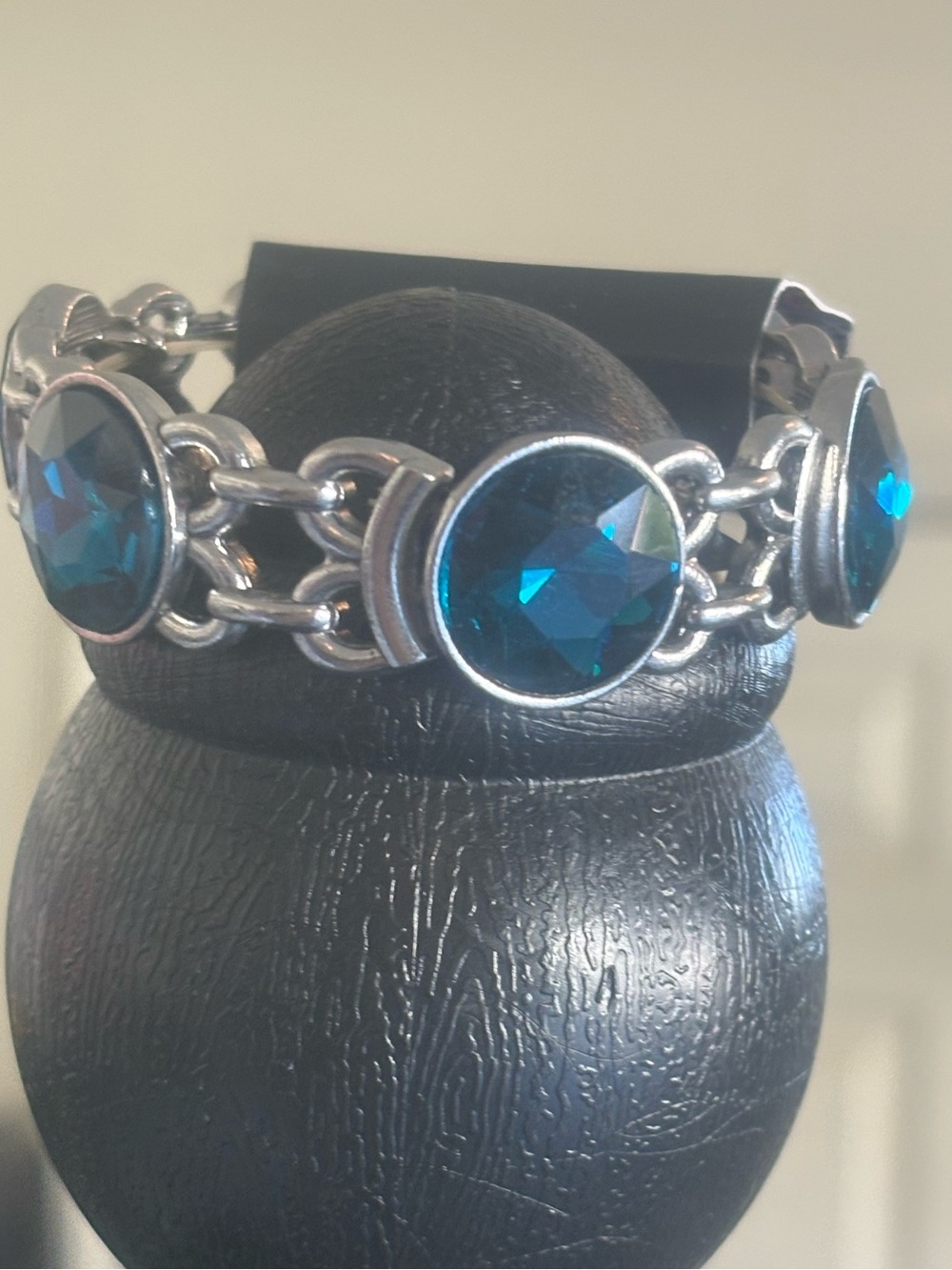 Blue Crystal Link Bracelet - Women Jewelry